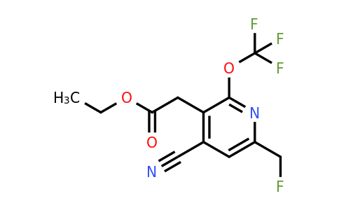 1804807-06-4 | Ethyl 4-cyano-6-(fluoromethyl)-2-(trifluoromethoxy)pyridine-3-acetate