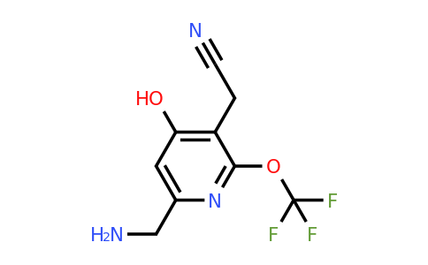 6-(Aminomethyl)-4-hydroxy-2-(trifluoromethoxy)pyridine-3-acetonitrile