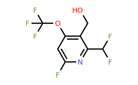 2-(Difluoromethyl)-6-fluoro-4-(trifluoromethoxy)pyridine-3-methanol