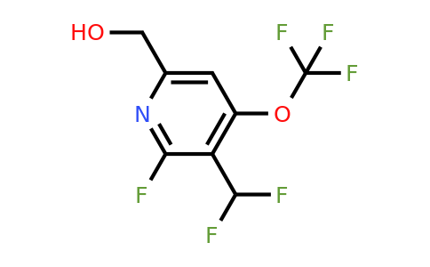 3-(Difluoromethyl)-2-fluoro-4-(trifluoromethoxy)pyridine-6-methanol
