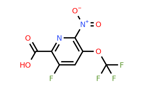 5-Fluoro-2-nitro-3-(trifluoromethoxy)pyridine-6-carboxylic acid