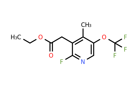 1804817-18-2 | Ethyl 2-fluoro-4-methyl-5-(trifluoromethoxy)pyridine-3-acetate