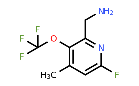 2-(Aminomethyl)-6-fluoro-4-methyl-3-(trifluoromethoxy)pyridine