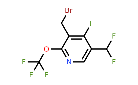 1804824-29-0 | 3-(Bromomethyl)-5-(difluoromethyl)-4-fluoro-2-(trifluoromethoxy)pyridine