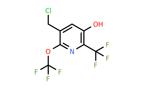 3-(Chloromethyl)-5-hydroxy-2-(trifluoromethoxy)-6-(trifluoromethyl)pyridine