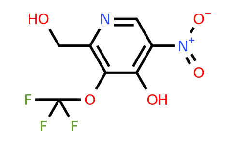 4-Hydroxy-5-nitro-3-(trifluoromethoxy)pyridine-2-methanol