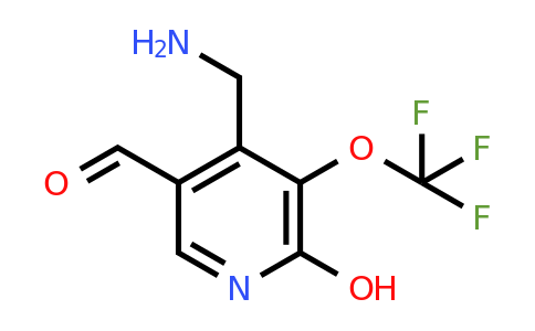 4-(Aminomethyl)-2-hydroxy-3-(trifluoromethoxy)pyridine-5-carboxaldehyde