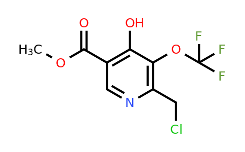 1804833-75-7 | Methyl 2-(chloromethyl)-4-hydroxy-3-(trifluoromethoxy)pyridine-5-carboxylate