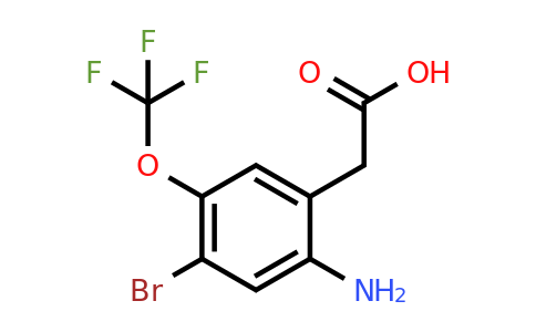 1804840-86-5 | 2-Amino-4-bromo-5-(trifluoromethoxy)phenylacetic acid