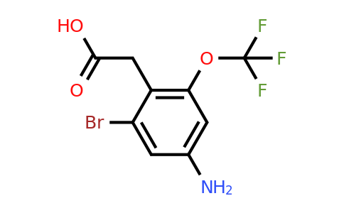 1804840-91-2 | 4-Amino-2-bromo-6-(trifluoromethoxy)phenylacetic acid