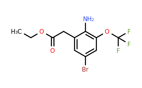 1804841-00-6 | Ethyl 2-amino-5-bromo-3-(trifluoromethoxy)phenylacetate
