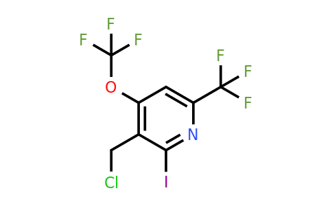 3-(Chloromethyl)-2-iodo-4-(trifluoromethoxy)-6-(trifluoromethyl)pyridine