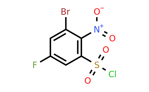 1804842-20-3 | 3-Bromo-5-fluoro-2-nitrobenzenesulfonyl chloride