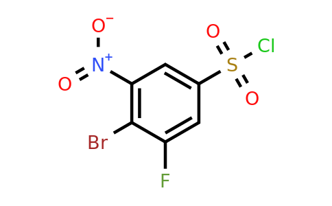 1804842-23-6 | 4-Bromo-3-fluoro-5-nitrobenzenesulfonyl chloride