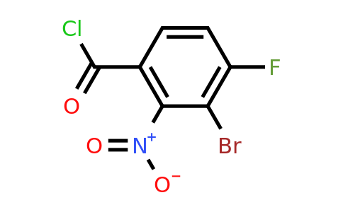 1804843-77-3 | 3-Bromo-4-fluoro-2-nitrobenzoyl chloride