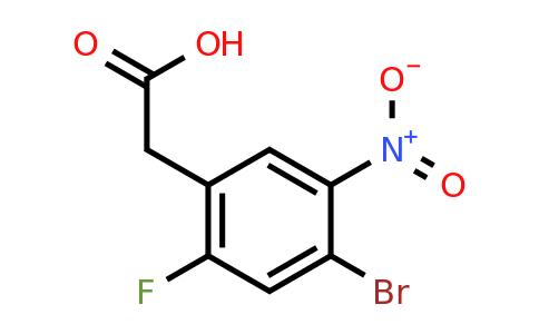 1804844-31-2 | 4-Bromo-2-fluoro-5-nitrophenylacetic acid