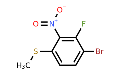 1804845-03-1 | 4-Bromo-3-fluoro-2-nitrothioanisole