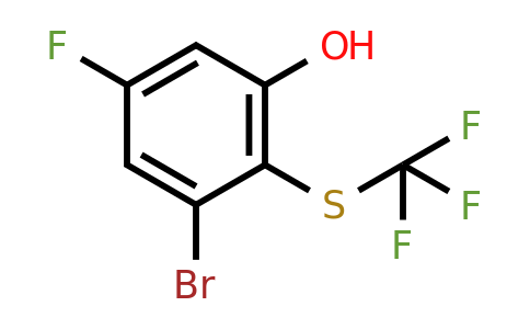 1804845-50-8 | 3-Bromo-5-fluoro-2-(trifluoromethylthio)phenol