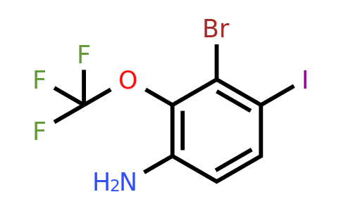 1804847-69-5 | 3-Bromo-4-iodo-2-(trifluoromethoxy)aniline