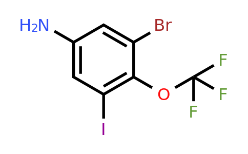 1804847-78-6 | 3-Bromo-5-iodo-4-(trifluoromethoxy)aniline