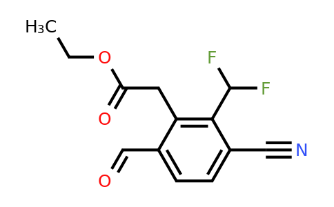 1804847-80-0 | Ethyl 3-cyano-2-difluoromethyl-6-formylphenylacetate