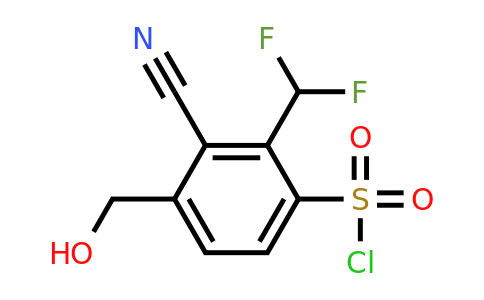 1804848-63-2 | 3-Cyano-2-difluoromethyl-4-(hydroxymethyl)benzenesulfonylchloride