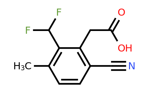 1804849-09-9 | 6-Cyano-2-difluoromethyl-3-methylphenylacetic acid