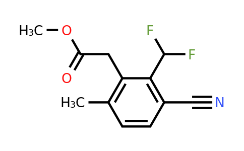 1804849-51-1 | Methyl 3-cyano-2-difluoromethyl-6-methylphenylacetate