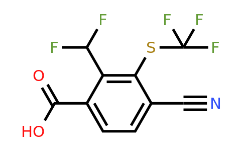 1804849-58-8 | 4-Cyano-2-difluoromethyl-3-(trifluoromethylthio)benzoic acid