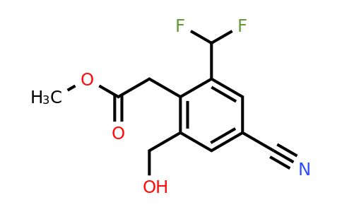 1804849-77-1 | Methyl 4-cyano-2-difluoromethyl-6-(hydroxymethyl)phenylacetate