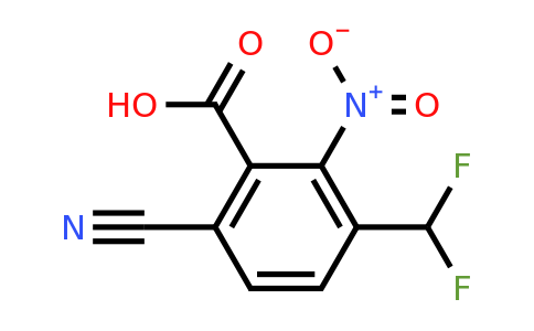 1804850-58-5 | 6-Cyano-3-difluoromethyl-2-nitrobenzoic acid