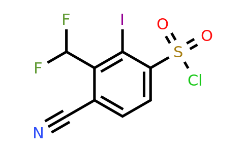 1804851-21-5 | 4-Cyano-3-difluoromethyl-2-iodobenzenesulfonylchloride