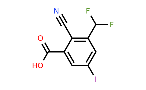 1804851-32-8 | 2-Cyano-3-difluoromethyl-5-iodobenzoic acid