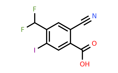 1804851-42-0 | 2-Cyano-4-difluoromethyl-5-iodobenzoic acid