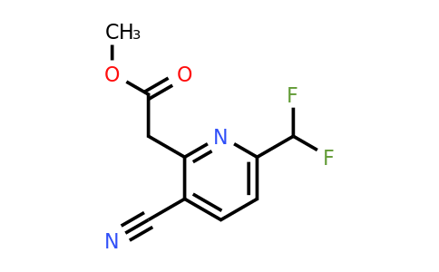 1804852-76-3 | Methyl 3-cyano-6-(difluoromethyl)pyridine-2-acetate