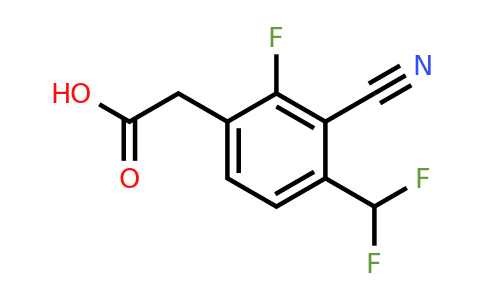 1804852-86-5 | 3-Cyano-4-difluoromethyl-2-fluorophenylacetic acid
