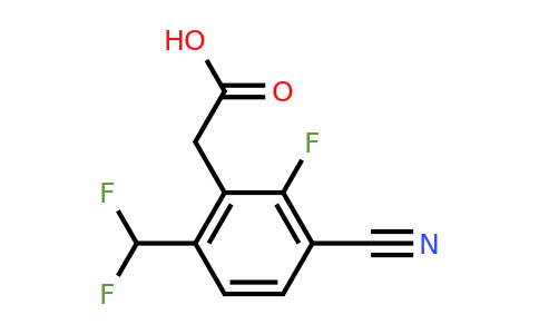 1804853-00-6 | 3-Cyano-6-difluoromethyl-2-fluorophenylacetic acid