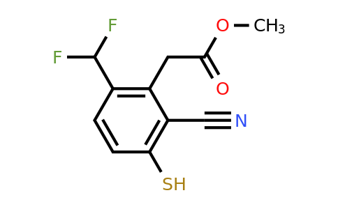 1804853-13-1 | Methyl 2-cyano-6-difluoromethyl-3-mercaptophenylacetate