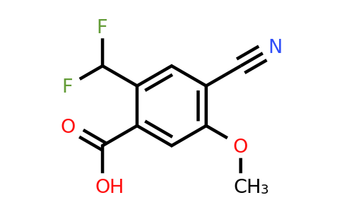 1804853-78-8 | 4-Cyano-2-difluoromethyl-5-methoxybenzoic acid