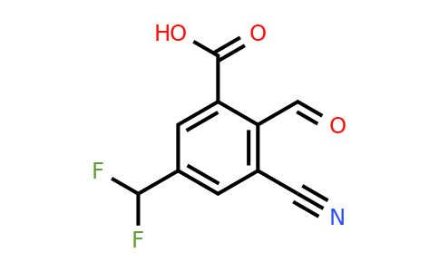 1804854-11-2 | 3-Cyano-5-difluoromethyl-2-formylbenzoic acid