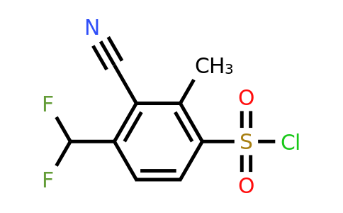 1804854-29-2 | 3-Cyano-4-difluoromethyl-2-methylbenzenesulfonyl chloride
