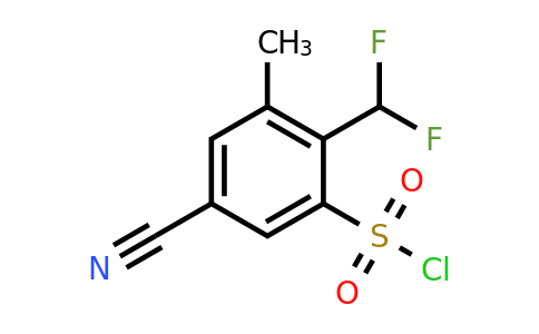 1804854-35-0 | 5-Cyano-2-difluoromethyl-3-methylbenzenesulfonyl chloride