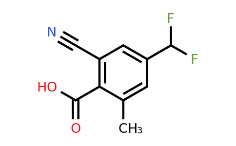 1804854-49-6 | 2-Cyano-4-difluoromethyl-6-methylbenzoic acid