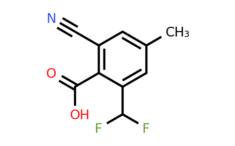 1804854-55-4 | 2-Cyano-6-difluoromethyl-4-methylbenzoic acid
