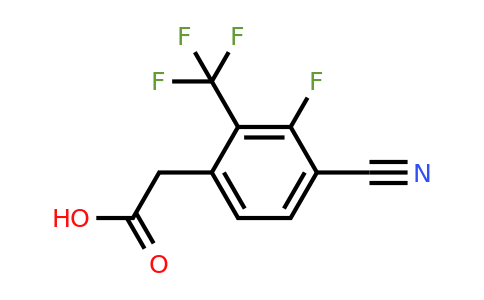 1804858-48-7 | 4-Cyano-3-fluoro-2-(trifluoromethyl)phenylacetic acid