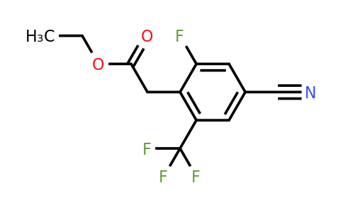 1804858-62-5 | Ethyl 4-cyano-2-fluoro-6-(trifluoromethyl)phenylacetate