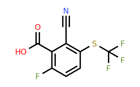 1804858-85-2 | 2-Cyano-6-fluoro-3-(trifluoromethylthio)benzoic acid