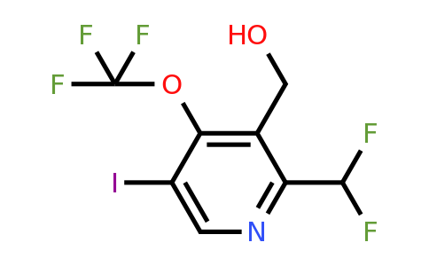 2-(Difluoromethyl)-5-iodo-4-(trifluoromethoxy)pyridine-3-methanol