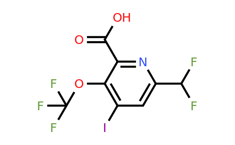 6-(Difluoromethyl)-4-iodo-3-(trifluoromethoxy)pyridine-2-carboxylic acid