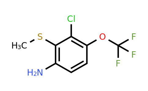1804861-18-4 | 6-Amino-2-chloro-3-(trifluoromethoxy)thioanisole